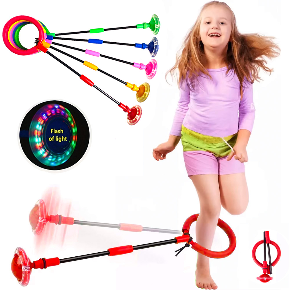 Sports Equipment For Kindergarten - Flash Springseil Ball Kinder Ein Fuß