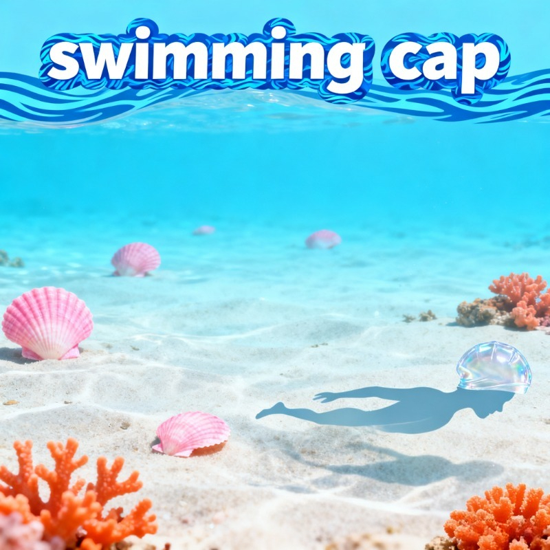 Swim Cap Silicone - Bequeme Kinder-Badekappe aus Silikonmaterial, niedliche Cartoon-Designs,