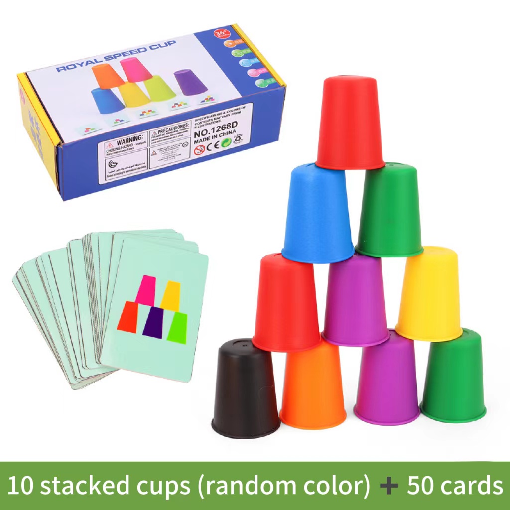 Sports Equipment For Kindergarten - Montessori Spielzeug Mini Stapel Tasse Spiel
