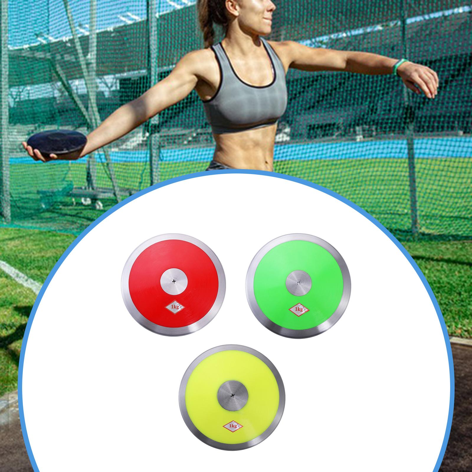 Discus Throw Training - 1 kg Nylon mit Stahlrand und