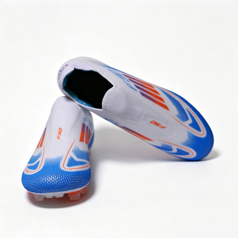 Sports Equipment For Boys - Schnürlose F50 Herren-Fußballschuhe FG/TF, professionelle Trainingsstollen,