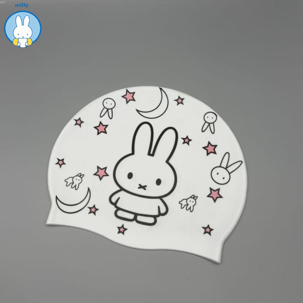 Kawaii Miffy Neue Niedliche Si – Swim Cap Silicone Bewertung und Preis