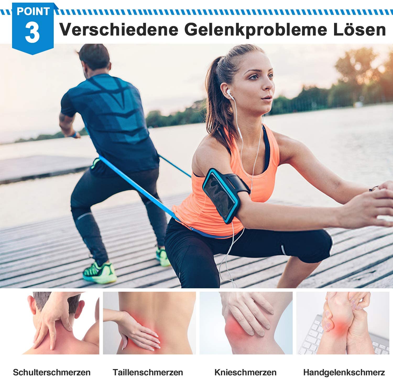 Elastische Fitnessbänder, 3 St – Sports Equipment For Schools Bewertung und Preis