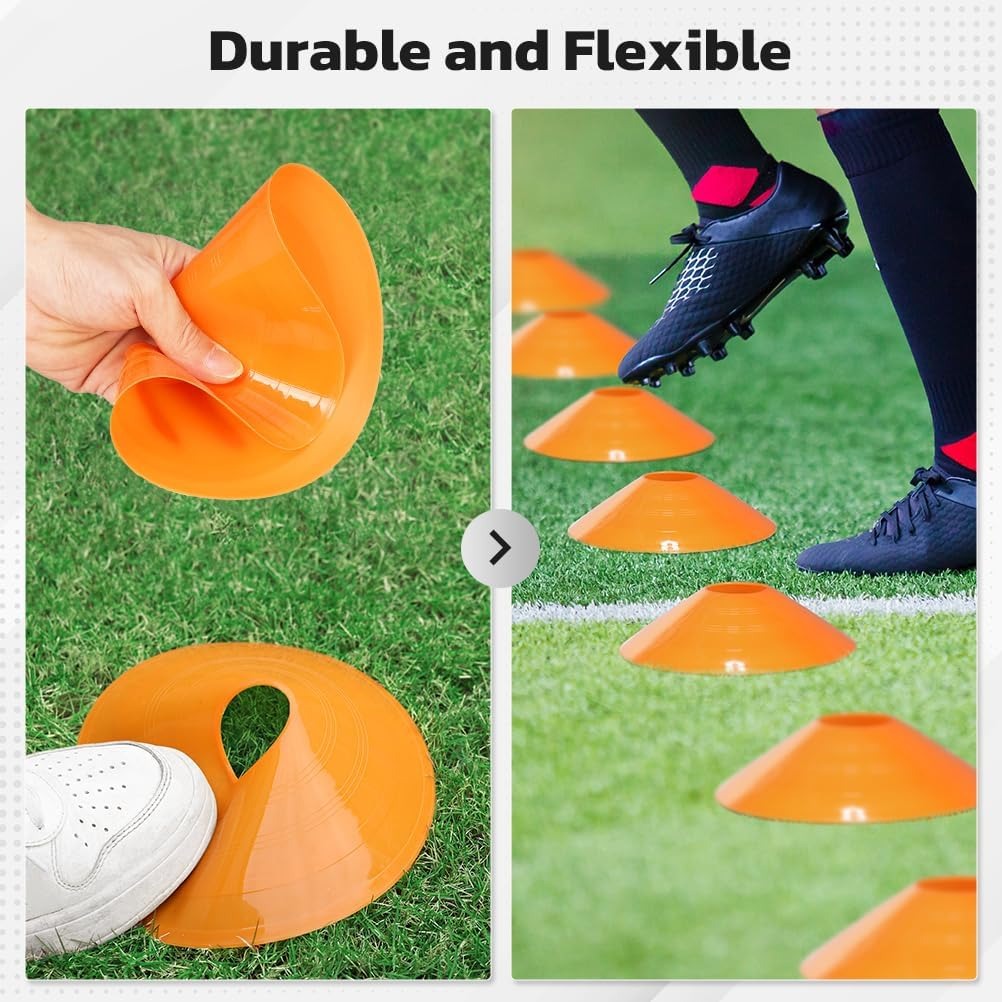 25er-Pack Fußballkegel, Traini – Sports Equipment For Training Bewertung und Preis